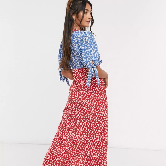 ASOS Floral Print Midi Dress - Picture 2 of 7